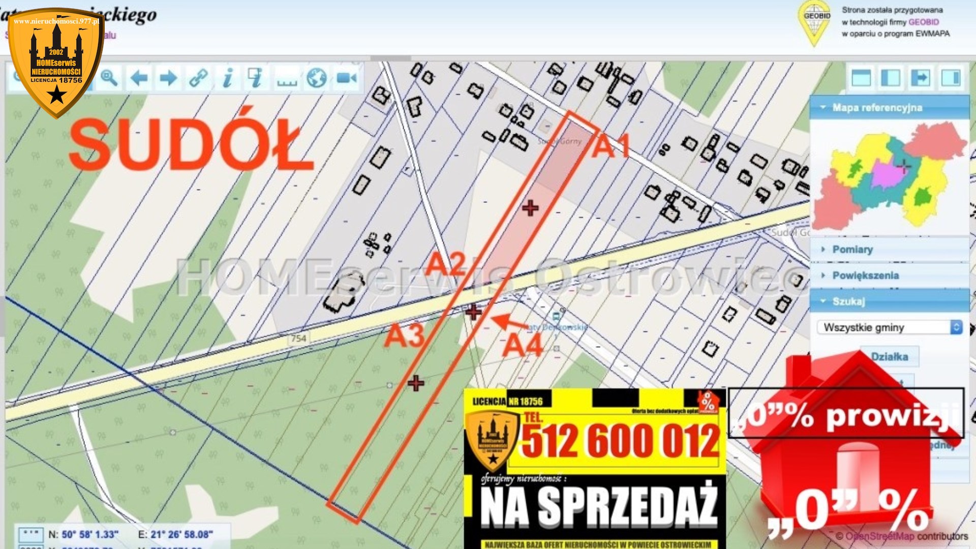 Działka na sprzedaż